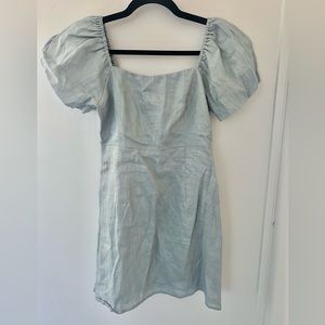 Blue Off the shoulder Dissh Dress